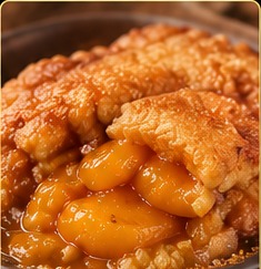 Peach cobbler